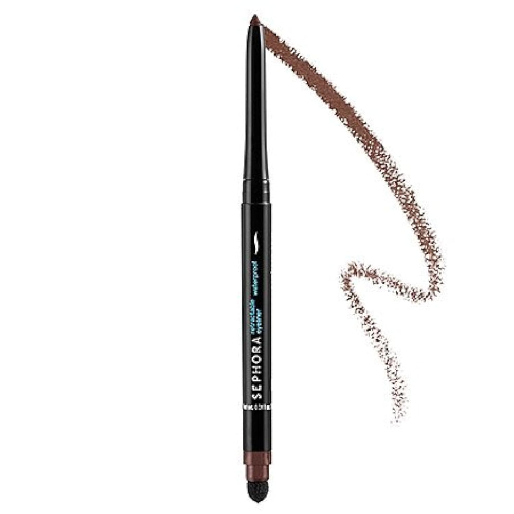 SEPHORA COLLECTION retractable waterproof eyeliner 08 brown tip for precise long-lasting line