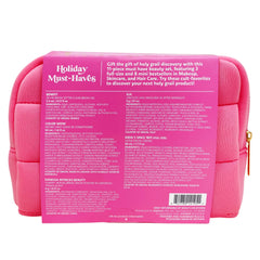 Close-up of Sephora Favorites Holiday Must-Haves set showing makeup, skincare, and haircare picks for gifting inspiration