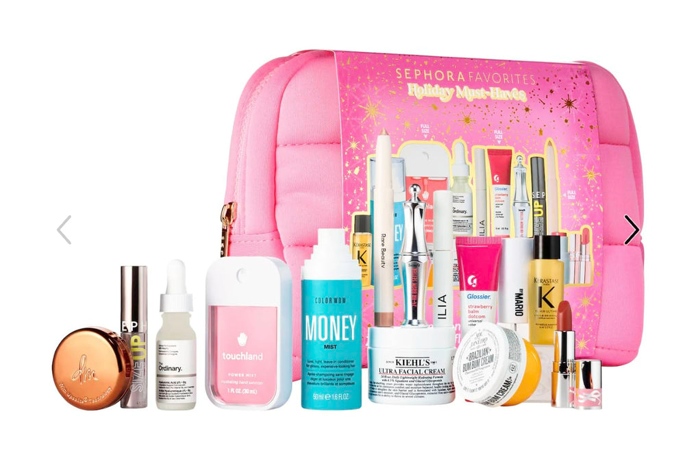 SEPHORA Favorites Holiday Must Haves packaging box emphasizes gift-ready presentation and premium beauty picks