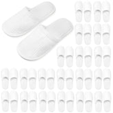 Seuqhck 20-pairs disposable slippers pack for hotels and homes