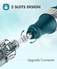 Sergand Derma Roller Kit ergonomic handle emphasizes comfortable grip during use.