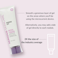 Serious Skincare 24-hour hydration activator visibly nourishes skin during sessions.
