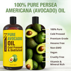 Seven Minerals avocado oil hair moisturizing shine and frizz reduction during daily styling.