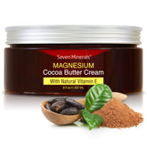 Seven Minerals magnesium cream bottle front showing brand packaging and product focus