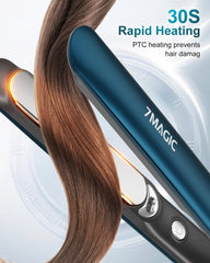 SevenMAGIC ionic technology emits negative ions for frizz control
