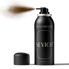 SEVICH Hair Fiber Spray bottle demonstrates quick thickening for fuller look