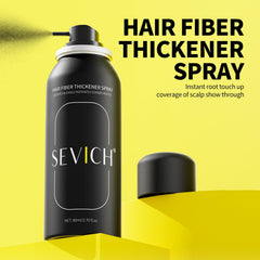Sevich aerosol de fibras capilares aporta volumen al cabello fino.