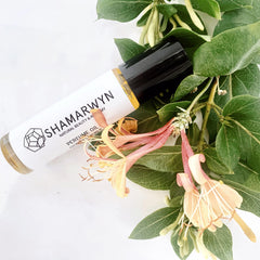 Shamarwyn Honeysuckle Perfume Oil roll-on, convenient, long-lasting scent on-the-go