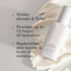 SHANI DARDEN Hydration Peptide Cream on hand with smooth glide