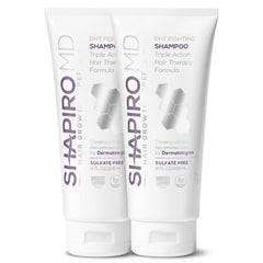 Shapiro MD Hair Growth Experts shampoo bottle front view for thinning hair