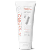 Shapiro MD Leave-in Conditioner bottle close-up highlighting potential thicker hair results