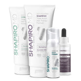 Shapiro MD Hair Regrowth Kit shampoo bottle highlighting scalp nourishment for healthier hair
