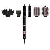 Shark FlexStyle dryer system shows portable, fast-drying power for on-the-go styling.