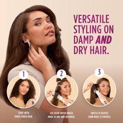 Shark SmoothStyle blow dryer brush for wet-to-dry volumizing.