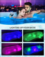 SHARLOVY magnesium-relaxation scene suggests a calming, relaxing bath experience.