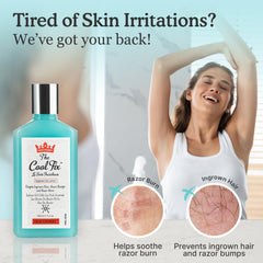 Shaveworks The Cool Fix application glides over the bikini area for soothing post-wax comfort.