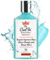 Shaveworks The Cool Fix bottle pours, showing cooling relief for irritated skin.
