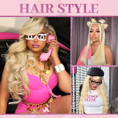 Shciyair 613 pre-plucked baby hairs for natural hairline realism.
