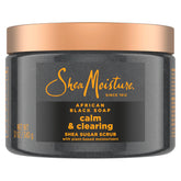 SheaMoisture African Black Soap sugar scrub bottle pours for smooth skin