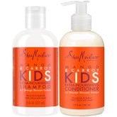 SheaMoisture Mango & Carrot Kids Shampoo bottle for easy detangling and moisture