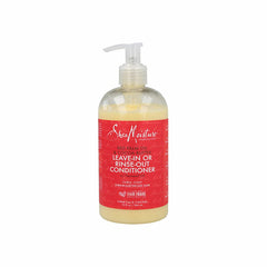 SheaMoisture red palm oil conditioner bottle showing anti-shrinkage potential for curls