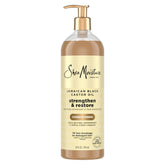 SheaMoisture Strengthen & Restore Conditioner bottle shows paraben-free formula for damaged hair