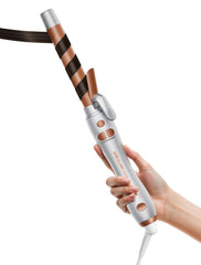 SHEGLAM rotating curling iron with 60-second heat-up for quick styling.