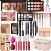 SHELAKIN all-in-one kit palette spread with pink shades for versatile day-to-night looks