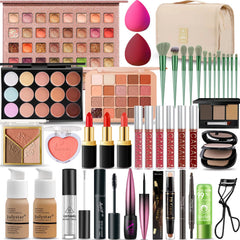 SHELAKIN all-in-one makeup kit 40-color eyeshadow palette for versatile looks.
