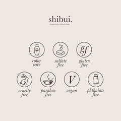 SHIBUI Nourishing Working Spray shows heat protection while adding natural shine.