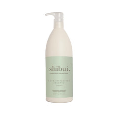 SHIBUI Ultra Hydrating Shampoo bottle with Camellia oil promotes vibrant color and moisture