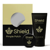 Shield acne system face wash pump demonstrates quick daily cleansing for clearer skin.