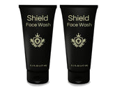Shield Face Wash bottle with unscented gel for daily deep-clean