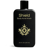 Shield Men's Acne Body Wash bottle-front view for daily back and shoulder cleanse