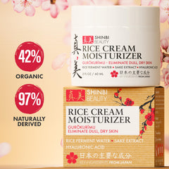 Shinbi Beauty rice ferment close-up illustrating brightening properties