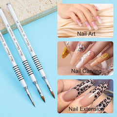 Shine Chance 3D nail brush size 4 ideal for intricate flower accents.