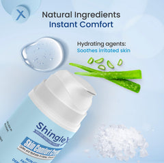 ShingleX Moisturizing Skin Cream fragrance-free label supports irritation-free daily use.