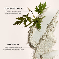 Shiseido Clarifying Cleansing Foam application closeup shows creamy texture for smooth skin.