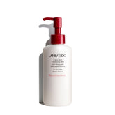 Shiseido Extra Rich Cleansing Milk pump dispense for easy, hydrating cleansing.