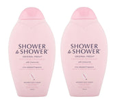 Shower To Shower Original Fresh absorbent powder pack-of-two bottles keeps you drier after shower.