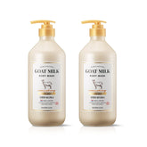 SHOWERMATE Goat Milk Body Wash bottle shows Manuka Honey for deep hydration