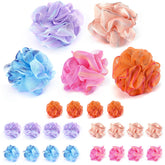 Showertime mini shower loofah travel pack puff creates quick, rich foam