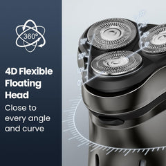 SHPAVVER electric razor wet/dry function for versatile daily grooming.