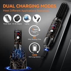 SICOLTT ceramic-bristles ensure even heat without scorching.