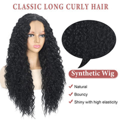 Siddiuop Curly Wig natural-look synthetic texture for soft, manageable styling