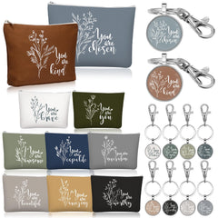 Sieral canvas makeup bags with flower patterns for stylish daily organization.
