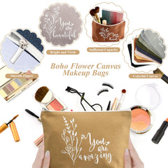 Sieral makeup bags with smooth zippers for dependable everyday use.