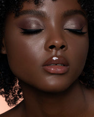 Sigma Beauty E38 eyeshadow lid blend showing precise crease application.