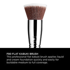 Sigma Beauty F85 airbrush kabuki brush bristles close-up for blending