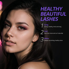 SIIEEC Lash Serum wand applying along lash line for daily thickness boost.